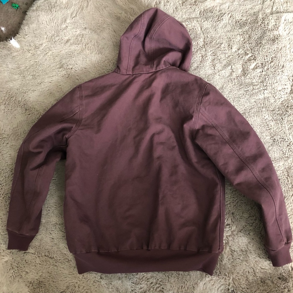 Carhartt J130 Plum Canvas Jacket - Picture 2 of 4